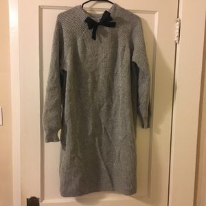 JCrew bow sweater dress